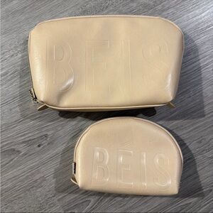 BEIS The Cosmetic Pouch Set in Beige
